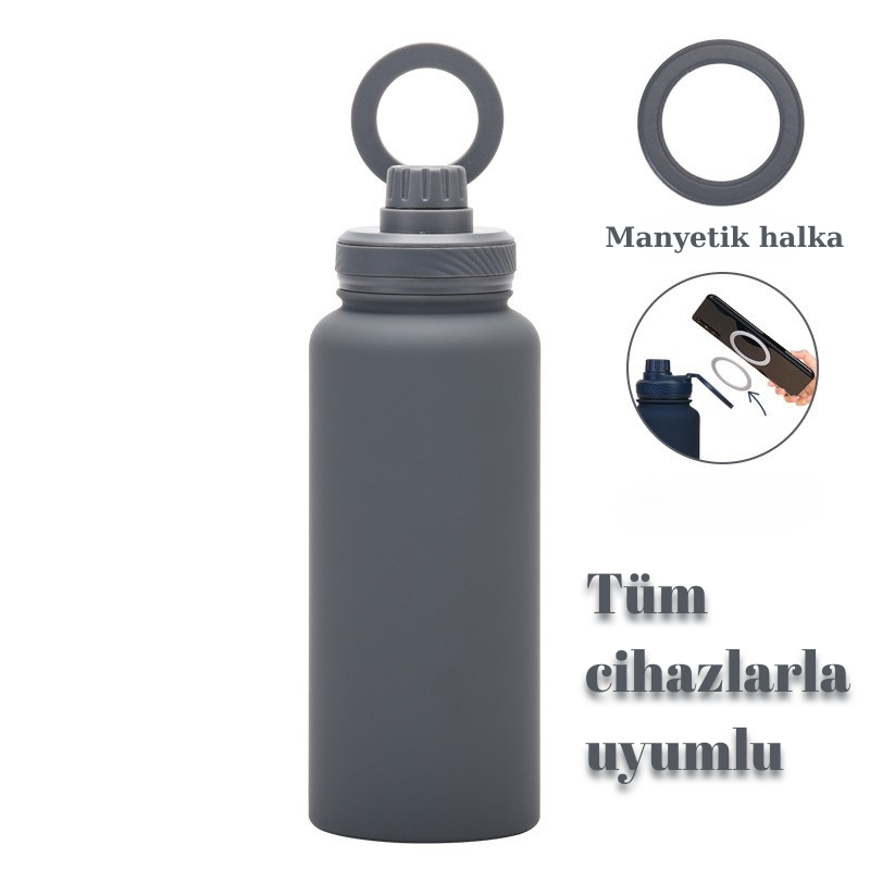 Manyetik Kapaklı Termos