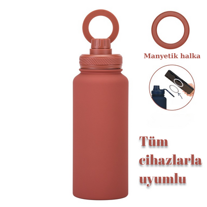 Manyetik Kapaklı Termos