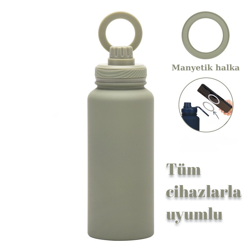 Manyetik Kapaklı Termos
