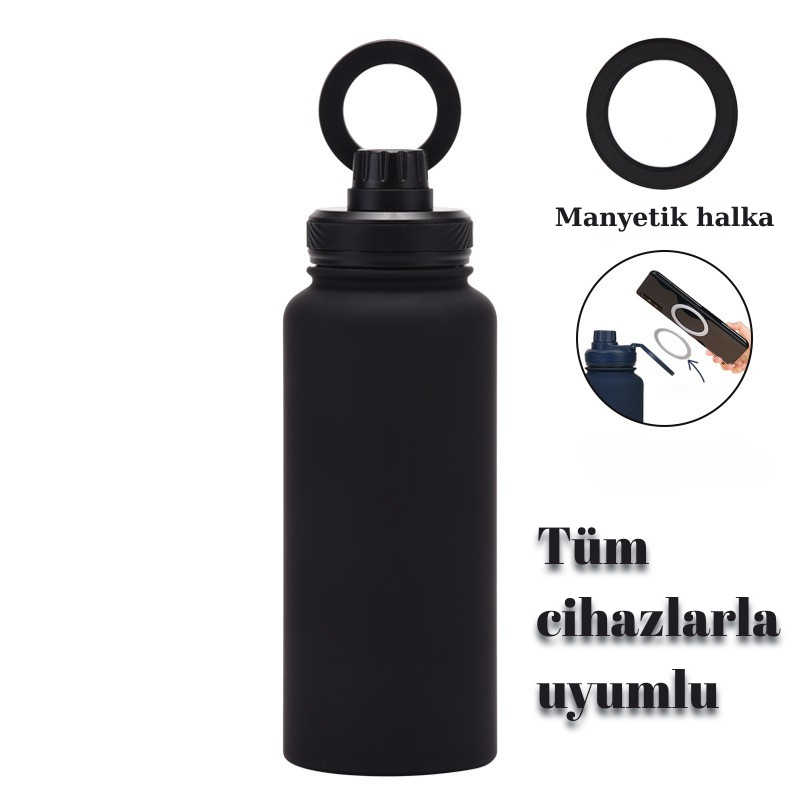 Manyetik Kapaklı Termos